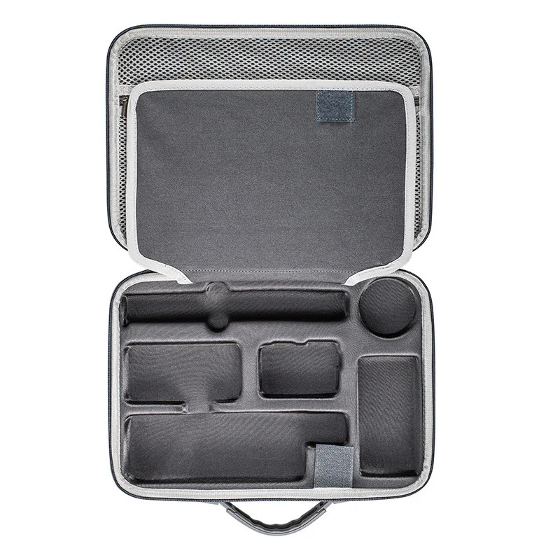 เคสแบบพกพาสําหรับ DJI Osmo Action 5 Pro กระเป๋ากันน้ําฐานแบตเตอรี่ Selfie Stick Storage กระเป๋าถืออุปกรณ์เสริมกล้อง