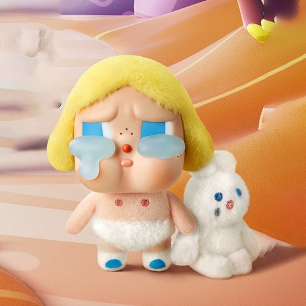 [ตรวจสอบการ์ด] Popmart CRYBABY Crying Baby Tears Factory Series ไวนิลตุ๊กตา Mystery Box ของขวัญเด็กผู้หญิง UM6F