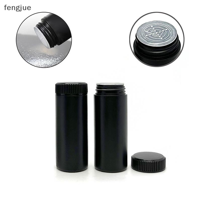 Fengjue 1 ชิ้น 60/100 มิลลิลิตรขวดแป้งฝุ่นรีฟิลเครื่องสําอางผงพลาสติกคอนเทนเนอร์หม้อเปล่าขวด TH