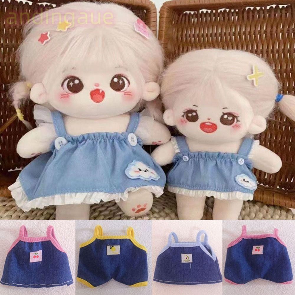 แล้ว ตุ๊กตาเสื้อผ้าน่ารัก,เครื่องประดับน่ารักเจ้าหญิงกางเกงยีนส์ชุด,อุปกรณ์เสริม20ซมตุ๊กตาผ้าฝ้าย/ตุ๊กตาไอดอล อีโซ