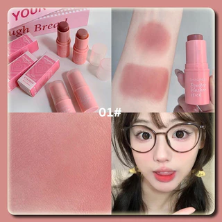 YTL SHAQINUO บลัชออนติด ครีมสีสวย บรัชออน ปัดแก้ม อิ่มตัวตามธรรมชาติ เนื้อดี สีสวย สามมิติ ติทนนาน กันน้ำ