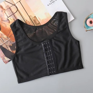BREEZLY เสื้อกล้ามรัดตัว 1 ชิ้น ลดขนาดหน้าอก สไตล์ทอม M-3XL