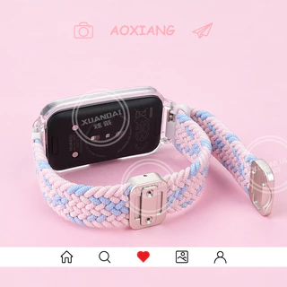 สายรัดไนลอนหัวเข็มขัดแม่เหล็กสําหรับ Samsung Galaxy Fit 3 สร้อยข้อมือยางยืดแบบปรับได้เปลี่ยนสายรัดข้อมือ