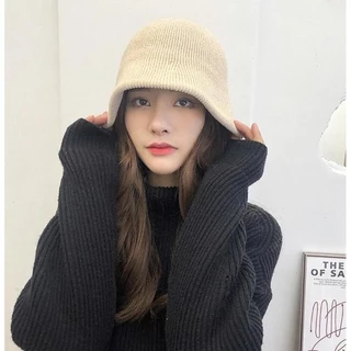 【พร้อมส่ง】miss bag fashion หมวกบักเก็ต หมวกปีกแคบ หมวกวินเทจ หมวกกันหนาว