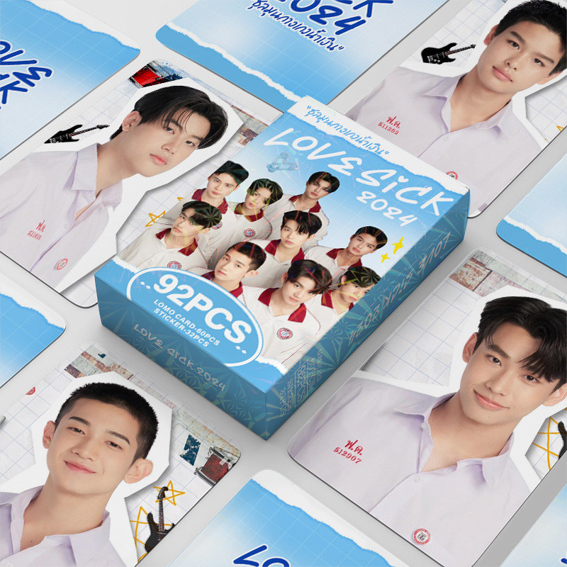 92 ชิ้น/กล่อง Love Sick (2024) การ์ดสะสมการ์ด Photocards LOMO