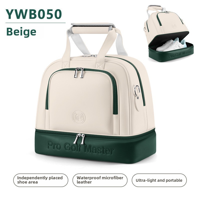 PGM YWB050 กอล์ฟเสื้อผ้ากระเป๋าผู้หญิงสองชั้นเสื้อผ้ากระเป๋ายืนฟรีรองเท้ากระเป๋าน้ำหนักเบากันน้ำเดินทางกระเป๋า - รูปที่ 4