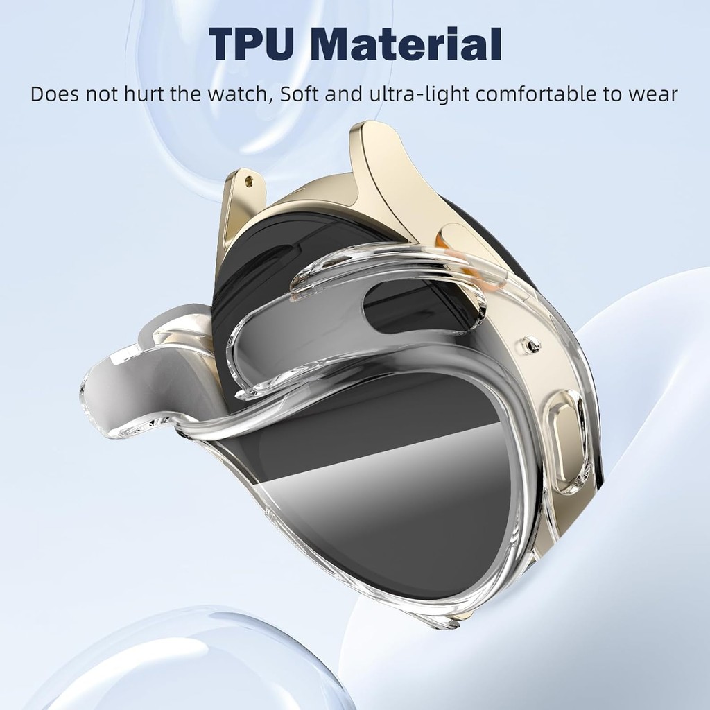 TPU ป้องกันหน้าจอสําหรับ Samsung Galaxy Watch 7 6 5 40 มม.44 มม.Galaxy Watch 5 pro 45 มม.ฝาครอบป้องกันนุ่มกรณี