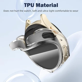 TPU ป้องกันหน้าจอสําหรับ Samsung Galaxy Watch 7 6 5 40 มม.44 มม.Galaxy Watch 5 pro 45 มม.ฝาครอบป้องกันนุ่มกรณี