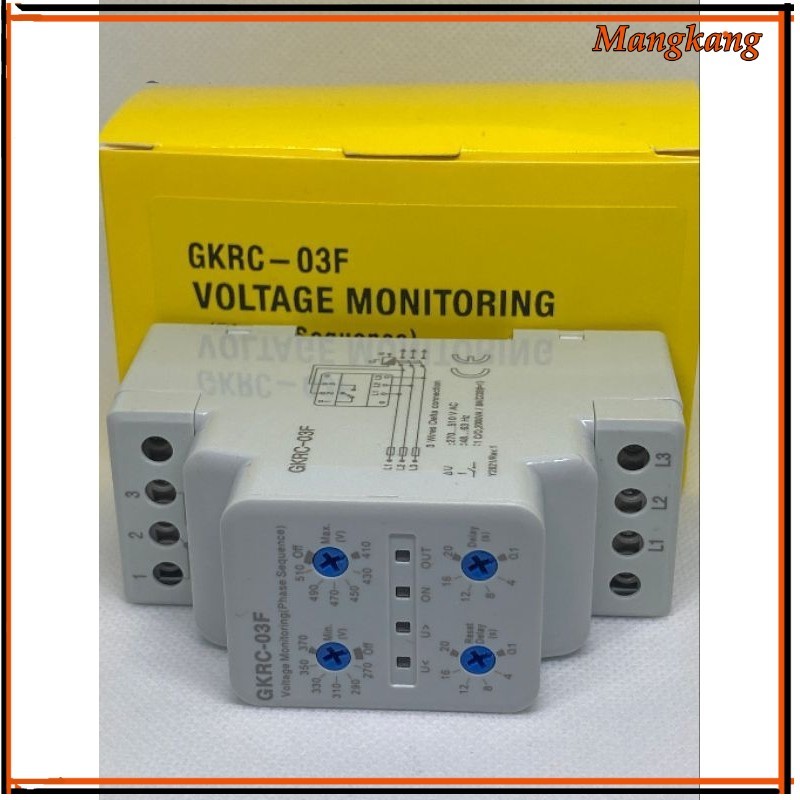 ของใหม่! GKRC-03F อุปกรณ์ป้องกันแรงดันไฟตกไฟเกิน สมรรถนะสูงเฟสเดียว
