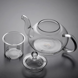 400ml/600ml/800ml/1000ml กาน้ําชาแก้วทนความร้อน Clear Japaness สไตล์หม้อชาพร้อม Infuser สําหรับดอกไม้จีน Puer ชาแบบพกพากาต้มน้ําชา