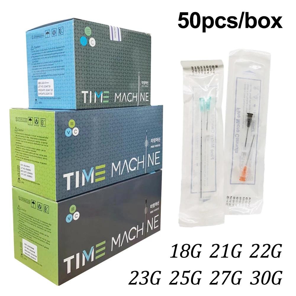 50pcs Factory Disposable Blunt-tip Cannula 22g 23G 25G 27G 18G 50mm/70 Blunt Fine Micro Body Piercin