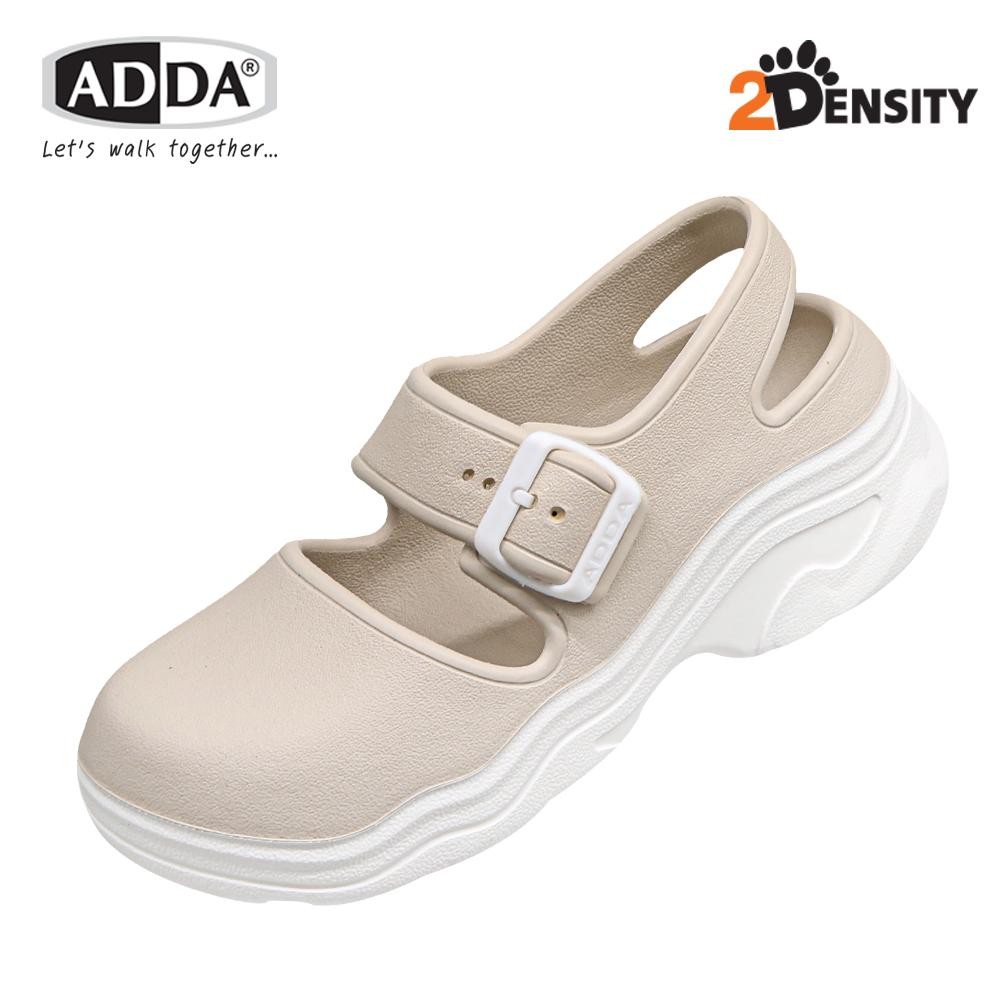 ADDA รุ่น 5TD97-W1 SIZE (4-7)สำหรับหญิง ป้องกันเท้าอักเสบ มีสายรัดหลังเพิ่มความกระชับ นุ่มสวมใส่สบาย