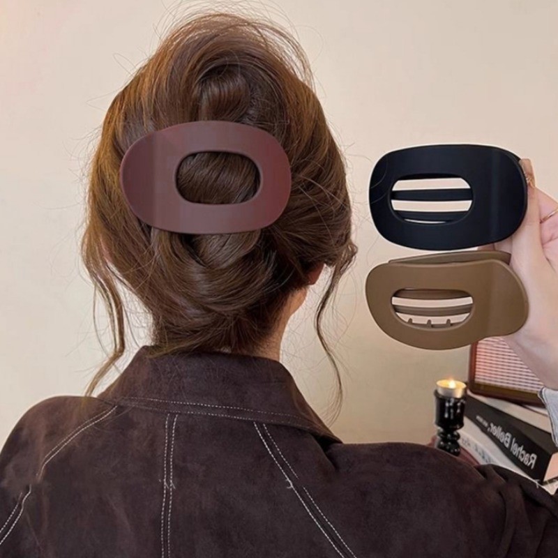 กิ๊บติดผมสําหรับผู้หญิงแฟชั่นเกาหลีหัวที่สวยงามกลับกิ๊บผมหางม้าผมใหญ่กรงเล็บคลิปขนาดใหญ่ ใบเรียกเก็บเงินเป็ด คลิปอุปกรณ์ผม - รูปที่ 5