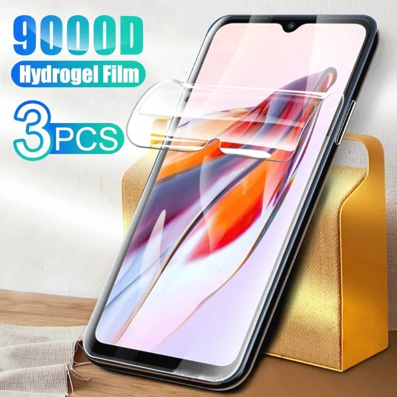 RedmiA4 A3Pro A2Plus Turbo4 3 ชิ้น 9000D HD Clear Soft Hydrogel ฟิล์มสําหรับ Redmi A3 Pro A2 A1 Plus