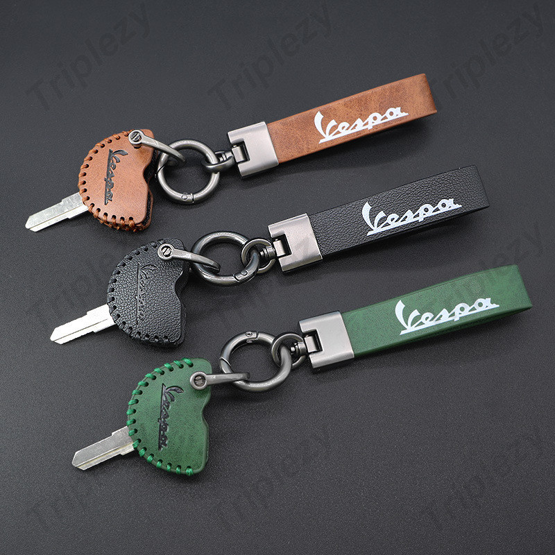 อัตโนมัติ Scootor รถจักรยานยนต์สมาร์ทระยะไกลหนัง Protector Key สําหรับ Vespa Sprint Primavera Enrico Piaggio Fly 125 3vte LXV 50 25 150 250 GTS 300ie GTS300 GTS200 S50