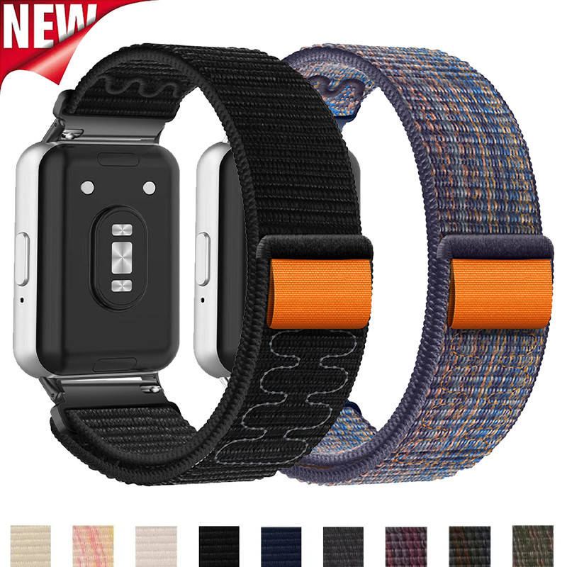 Quick Nylon Loop สําหรับ Samsung Galaxy Watch Fit 3 สายรัดข้อมือกีฬาสร้อยข้อมือสําหรับ Galaxy Fit3 สายนาฬิกาอุปกรณ์เสริม