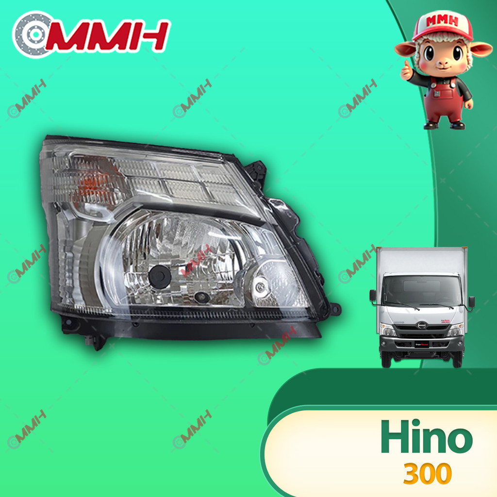 สําหรับ HINO 300 ไฟหน้า WU720 WU710 XZC730 ไฟหน้าไฟหน้าไฟหน้าไฟหน้า Lampu Depan