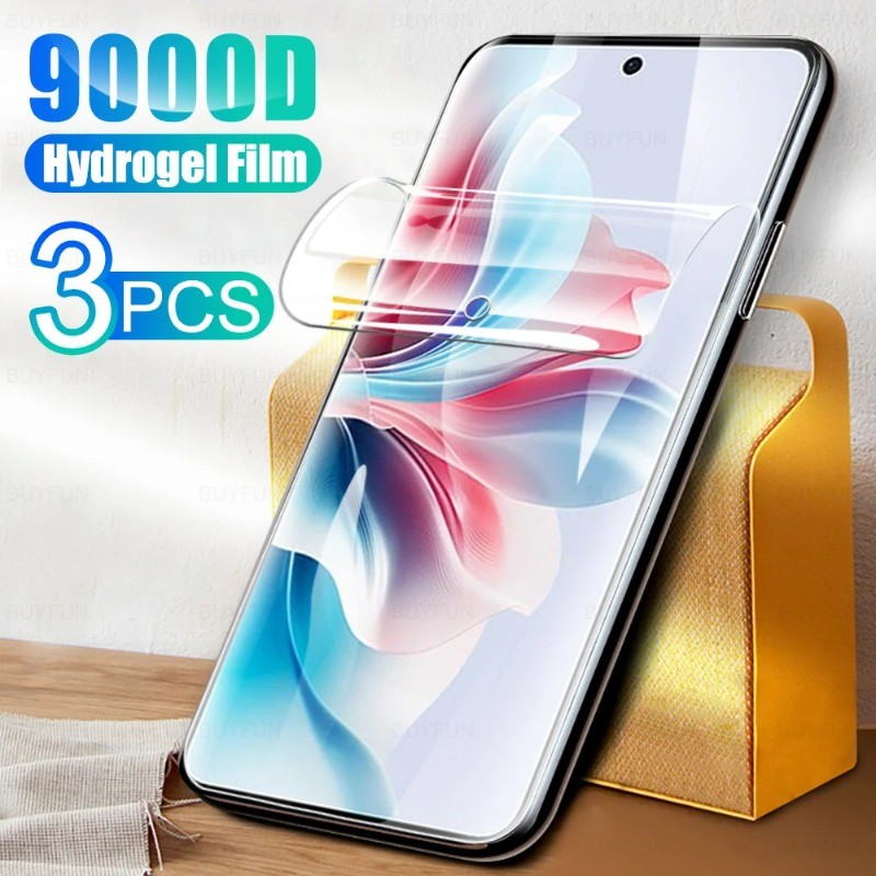 VivoX200 X200Pro X200Ultra X100Ultra 3 ชิ้น 9000D HD Clear Soft Hydrogel ฟิล์มสําหรับ vivo X200 X100