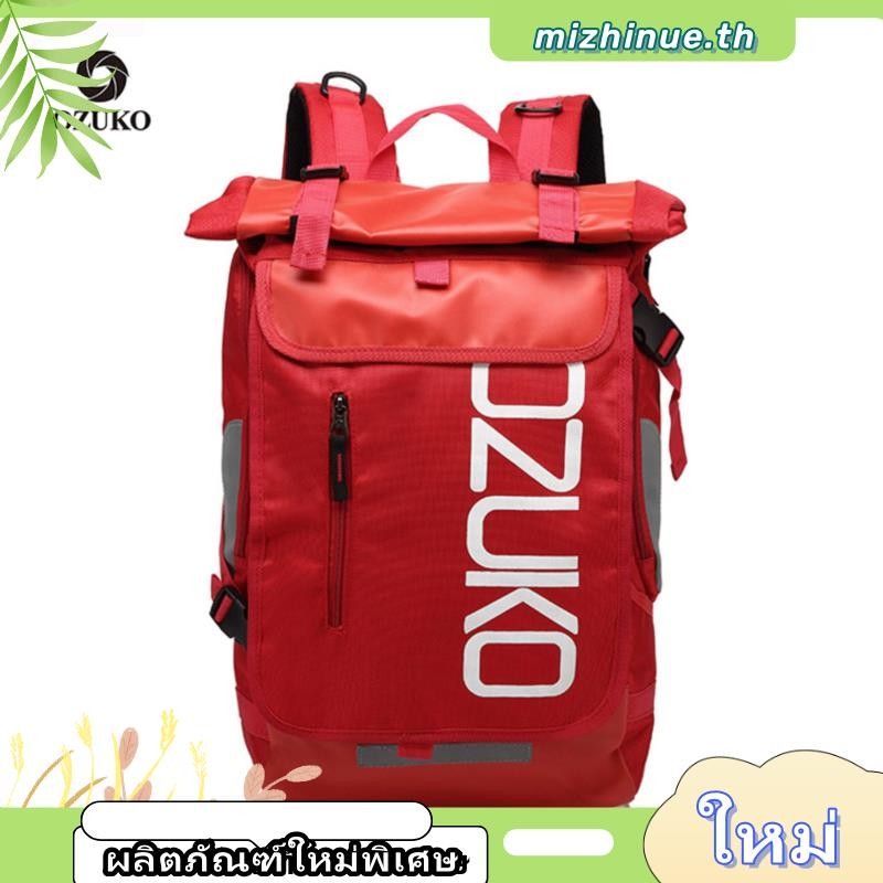 OZUKO Fashion Men Laptop Travel Backpack Waterproof College Student Schoolbag for Teenager