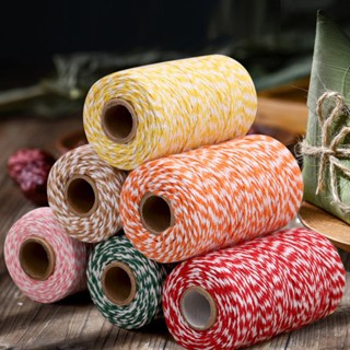 2 มม.หนา Butchers String ผ้าฝ้าย Twine เนื้อ Prep Trussing ต…