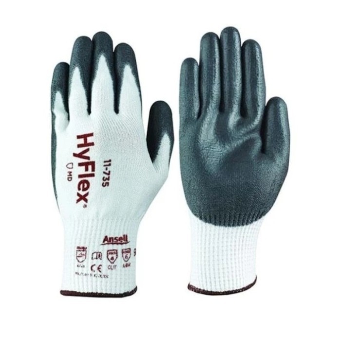 FLAS ~ jessy_mart Safety Gloves HyFlex Ansell 11-735 - 10