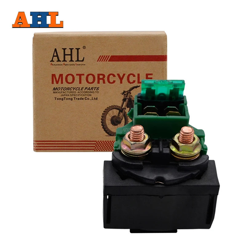 Ahl รถจักรยานยนต์ Starter Solenoid รีเลย์สวิตช์กุญแจจุดระเบิดสําหรับ Honda GOLD WING GL1100 GL1100A 
