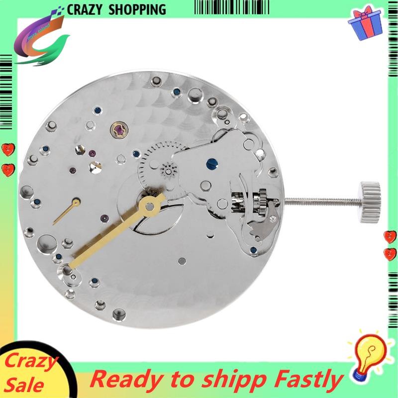 มือไขลาน 6497 St36 นาฬิกา P29 44 มม.นาฬิกาสแตนเลส Fit 6497 นาฬิกาเคลื่อนไหว