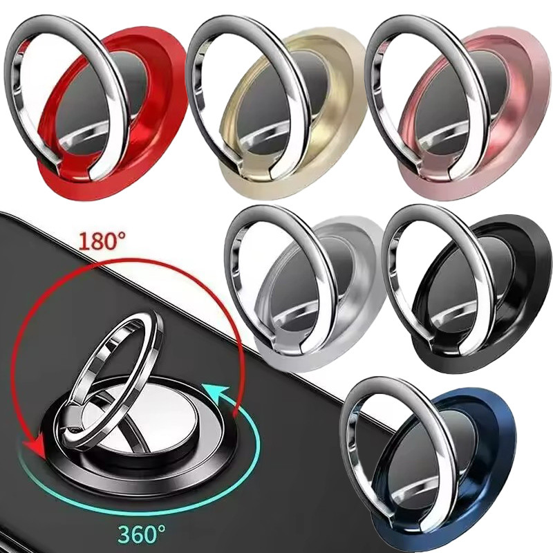 1/3/5 ชิ้น 360° ที่วางโทรศัพท์แบบวงแหวนหมุนได้