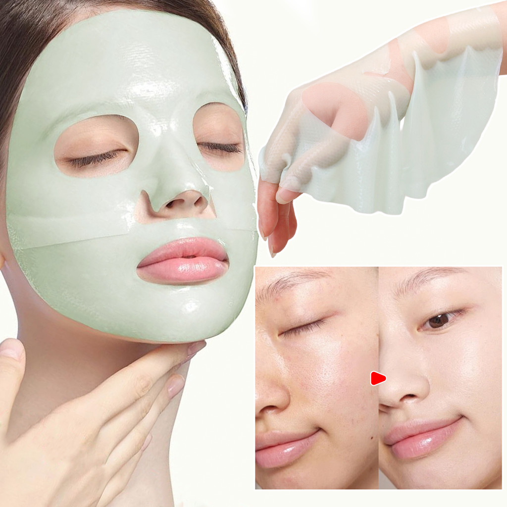 1/3/5PCS Bio-Collagen Face Mask Deep Moisturizing Mask คอลลาเจนโปรตีน Hydrogel Soft Gel Mask Brighte