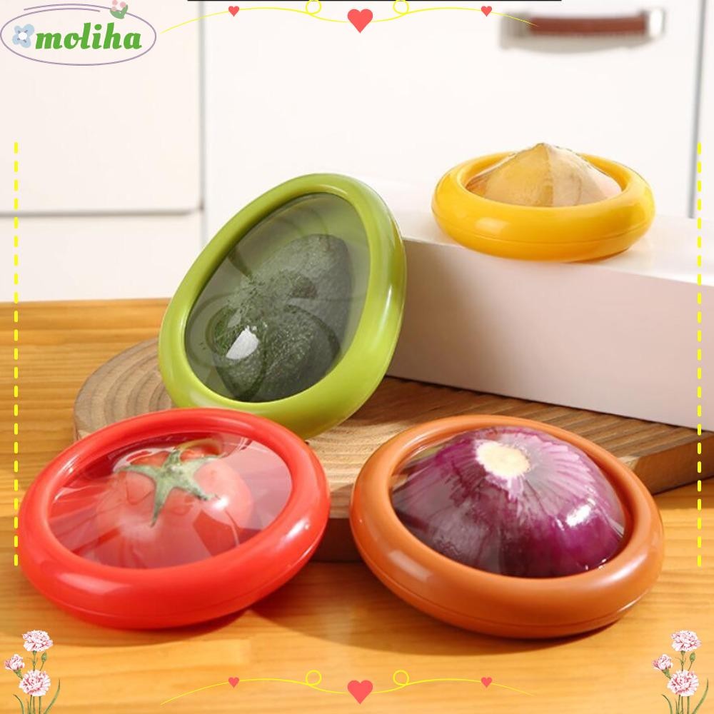 MOLIHA Avocado Keeper Jars Fresher Boxs อุปกรณ์ครัวกล่องเก็บอาหารปิดผนึก