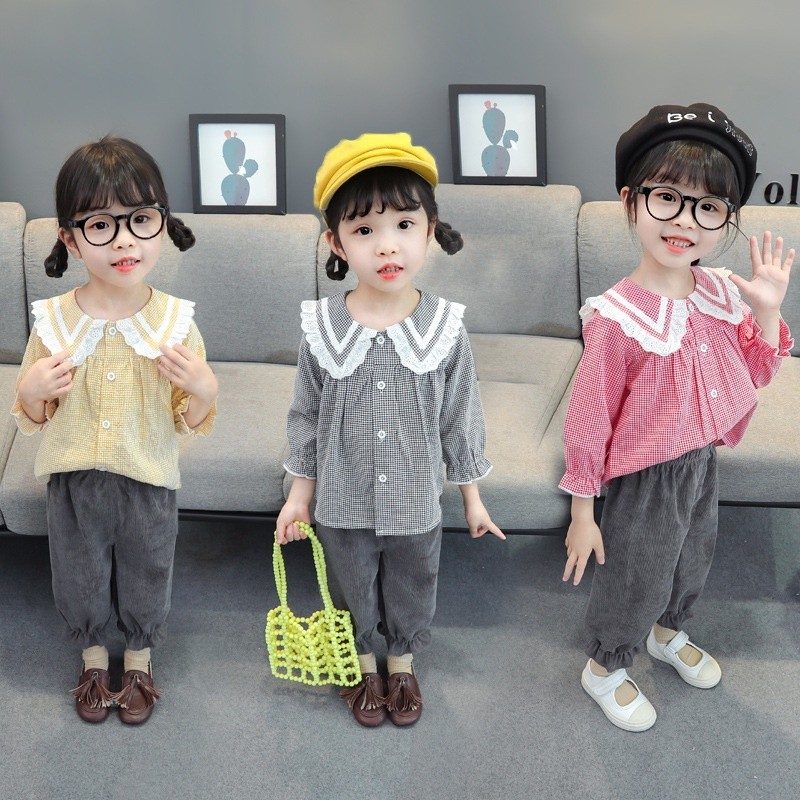 Venta Baby - SETHD-MIX, แฟชั่นเกาหลี 2in1 Triangle Girls Suit Set