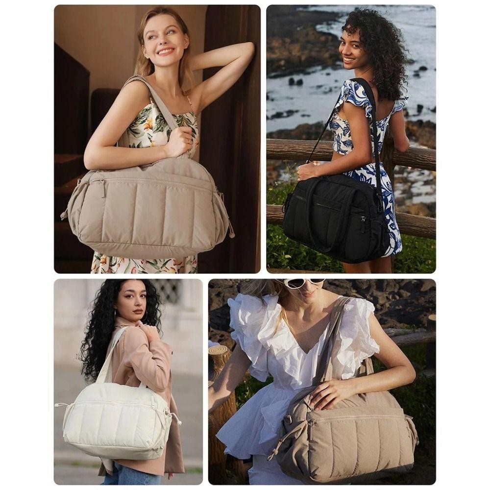 ปลาค็อดหวานใช่ กระเป๋าเดินทางผู้หญิง,น้ําหนักเบาแห้งและเปียกแยกเมฆสไตล์กระเป๋าออกกําลังกาย,ทนทานความจุขนาดใหญ่ทริปสั้นพร้อมกันน้ําโยคะยิมกระเป๋าถือส - รูปที่ 6