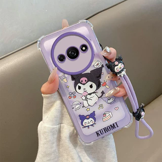 เคส Redmi A3 อะนิเมะถุงลมนิรภัยป้องกันการตกเคสซิลิโคนอ่อนนุ่ม YX1