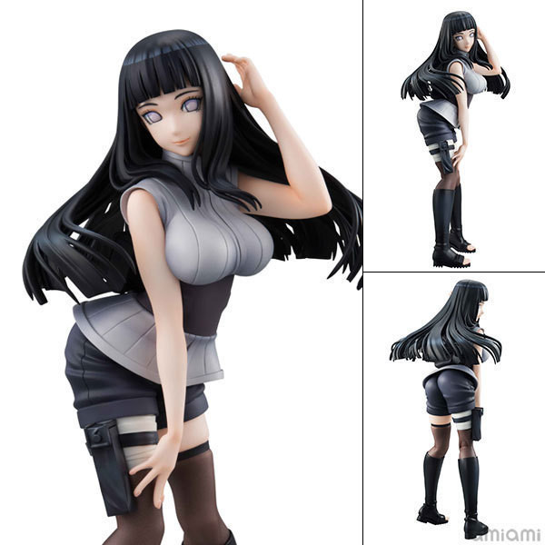 21cm NARUTO Hinata คอสเพลย์น่ารัก Action Figure รุ่น Q ตุ๊กตาของขวัญเด็กตกแต่งรถเครื่องประดับของเล่นคอลเลกชันตกแต่งบ้านประติมากรรมตกแต่งเค้ก GachaMLML