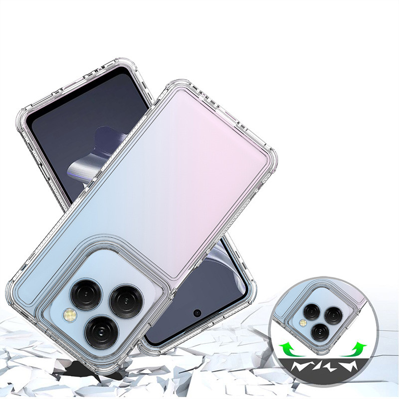 สําหรับ Tecno Spark 20 Pro KJ6 Luxury Hybrid อะคริลิคโปร่งใสเคสใส