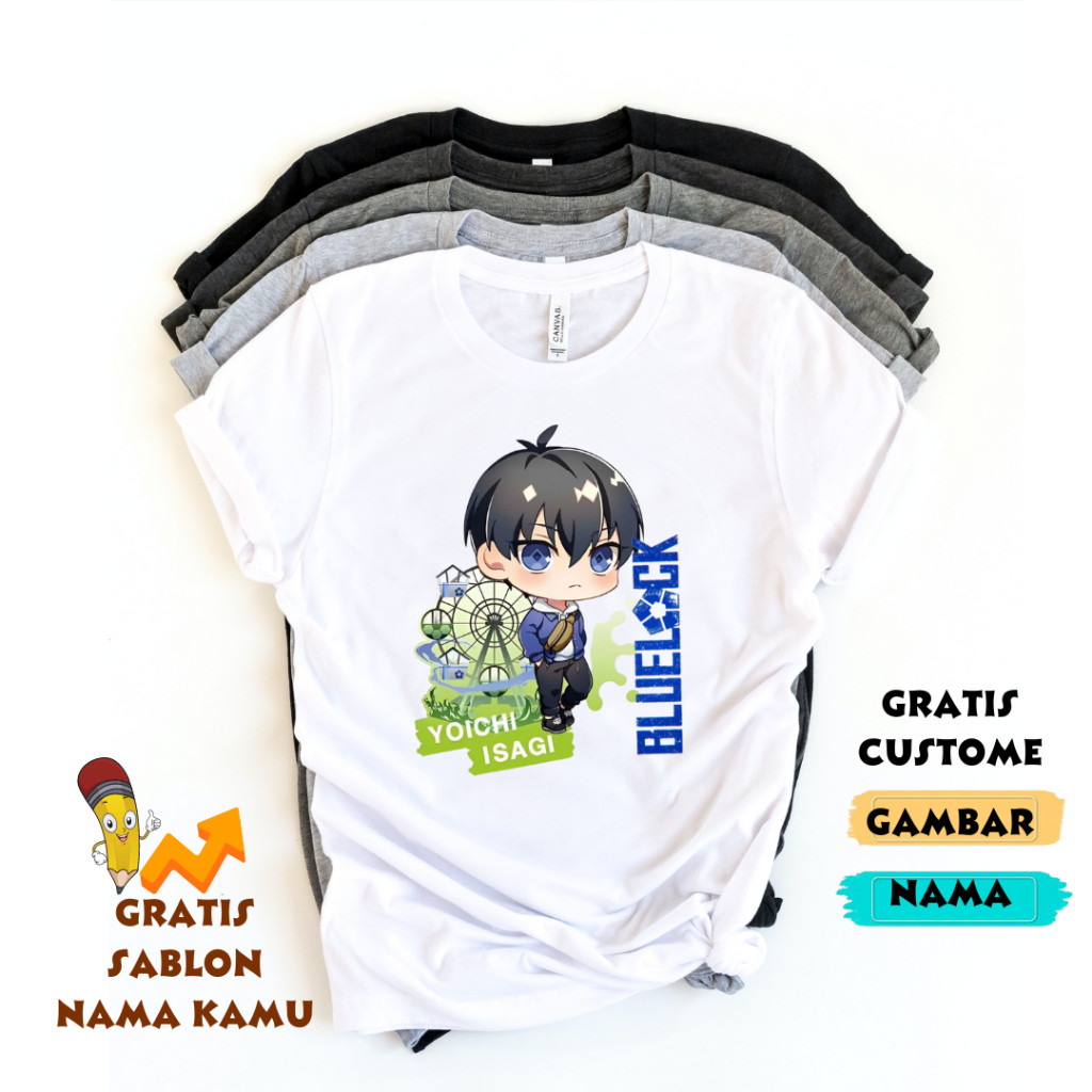 BlueLock Anime Kids T-Shirt yoichi isagi / Anime Kids T-Shirt / Custom FTW COLLECTION