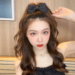 เจ้าหญิงสาวหางม้าสูง Bowknot เชือกผมผูกผม Scrunchies เครื่องประดับผม