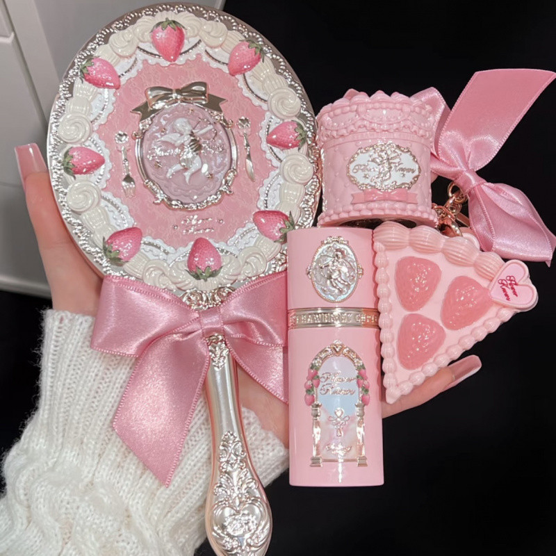 โบว์กระจกมือถือขนาดเล็ก Flower Knows พร้อมรูปลักษณ์สูง