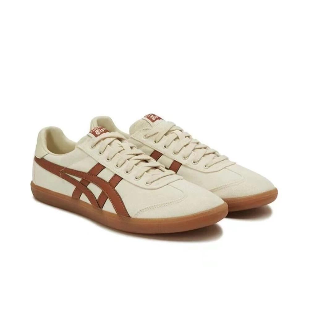 【100% Original 】Tiger TOKUTEN Off White 1183A862-200 Low Top Unisex Sneakers