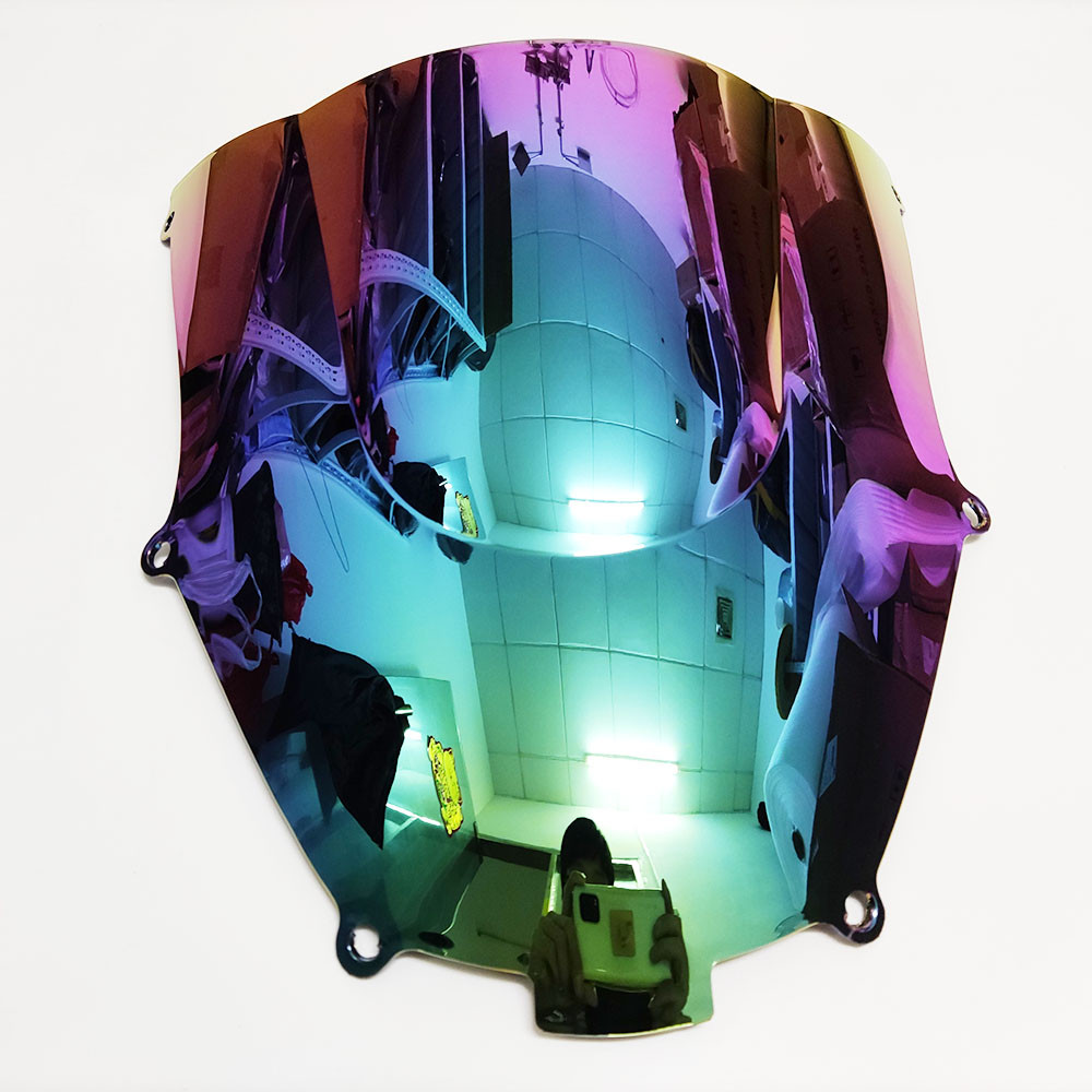 Gสำหรับ Kawasaki ZX9R 2000 2001 2002 2003 2004 2005 ZX 9R Zx9 R 00 01 02 03 04 05สีดำกระจกคู่