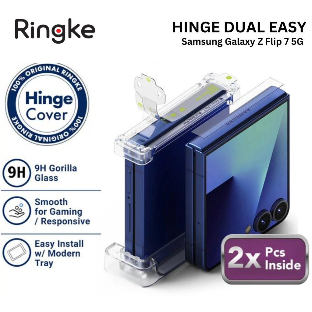 Ringke บานพับ Dual Easy Film เข้ากันได้กับ Samsung Galaxy Z Flip 7 Flip7 5G ตัวป้องกันหน้าจอป้องกันร