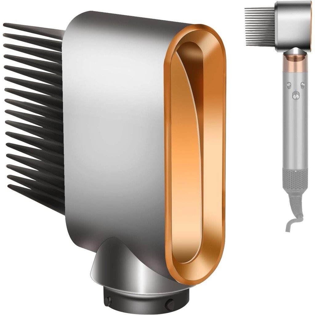 อุปกรณ์เสริมหวีฟันกว้างสำหรับ Dyson airwrap HS01/05, แปรงเป่าก่อนจัดแต่งทรงผมสำหรับผมหยิก coily