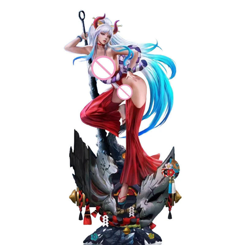 55cm Yamato One Piece Figures GK The Island of Ghost Girl Yamato Action Figures Wano Country PVC Ani