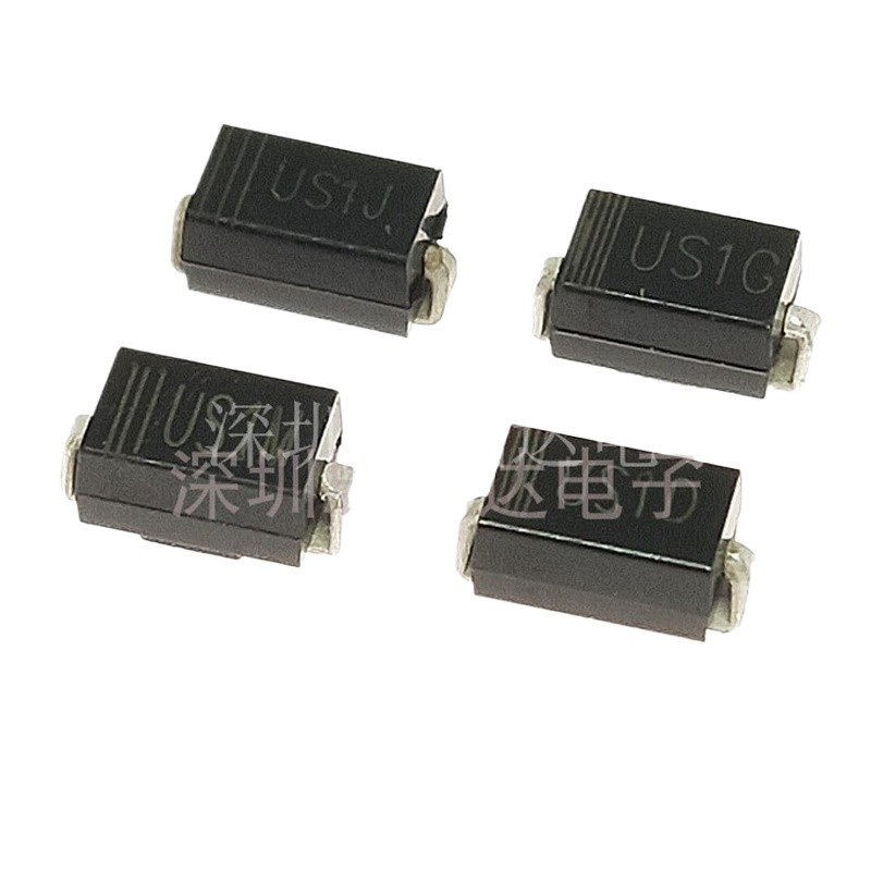((100 ชิ้น) US1J/US1D/US1G/US1M SMA Patch Quick Restore Rectifier Diode 1A 200V-1,000V