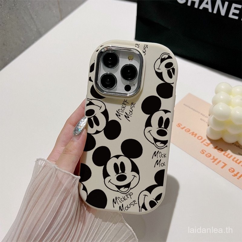 มิกกี้กรณีโทรศัพท์สำหรับ iPhone 16PROMAX 15 PRO MAX iPhone 11 12pro 12PROMAX 13 13PROMAX 13pro SE 20