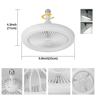 ไฟโคมไฟพัดลม ไฟเพดานห้องนอน led พร้อมพัดลมและรีโมท โคมไฟเพดาน พร้อมพัดลม LED พัดลมติดเพดานพร้อมหลอด