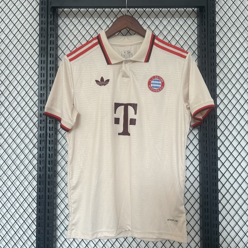 แฟน ๆ ฉบับที่ 2024/25 เสื้อฟุตบอลเสื้อ 3 บาเยิร์น มิวนิค และ ชิirt ส-4เอ็กแอล,สามารถเพิ่มชื่อและหมายเลขของคุณได้