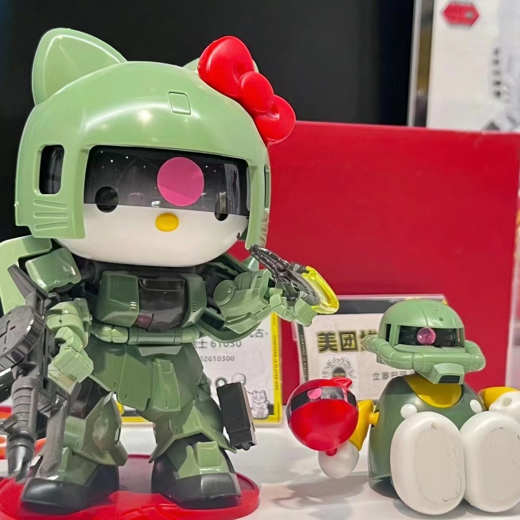 สินค้าใหม่สูง HELLO KITTY Co-Branded Yuanzu RX-78-2SD Assembly Model กันดั้ม