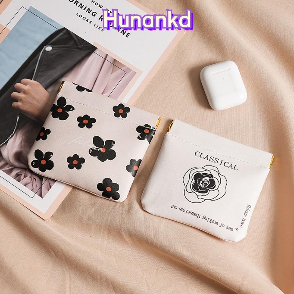 Huan กระเป๋าแต่งหน้าลิปสติก, กระเป๋าจัดระเบียบเครื่องสําอางขนาดเล็ก PU, กระเป๋าเดินทางแฟชั่นกระเป๋าถือเครื่องประดับแบบพกพาแบบเรียบง่ายสําหรับเด็กผู้หญิง