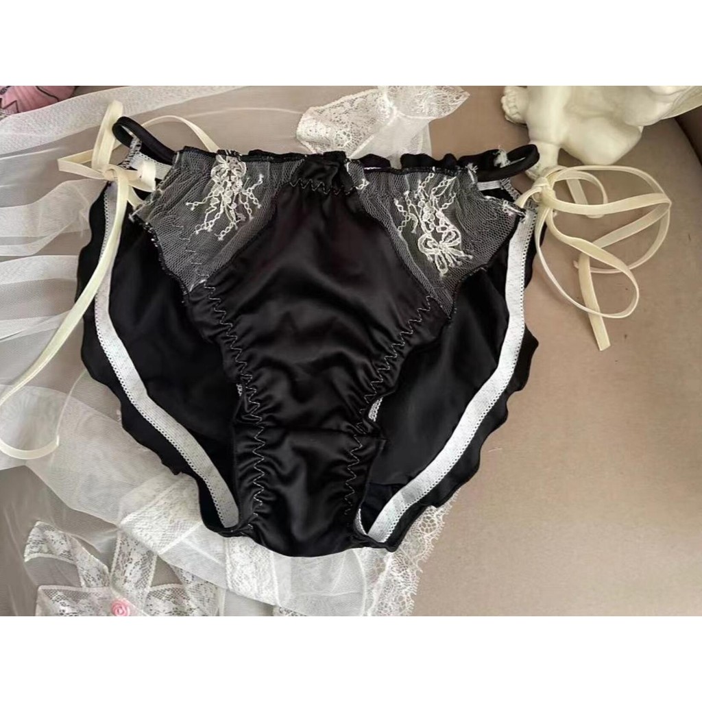 Y2022ใหม่จัดส่ง2nd ฟรี100% ภาพจริง M L XL น่ารักน่ารักโลลิต้าน่ารักสายซาตินกางเกงชั้นในชุดชั้นใน789แ